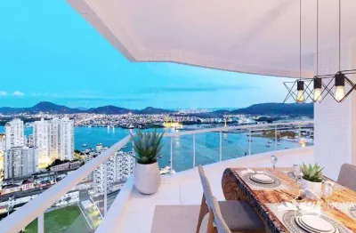 Residencial navegantes em santos apartamento com 4 suítes