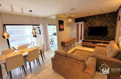 Apartamento com 3 quartos vila guilhermina na praia grande/sp