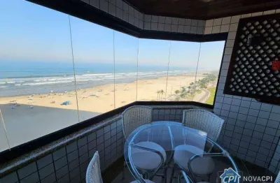 Apartamento com vista mar 3 quartos em praia grande sp