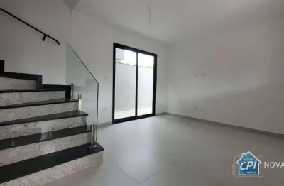 Sobrado com 2 quartos vila sônia na praia grande/sp