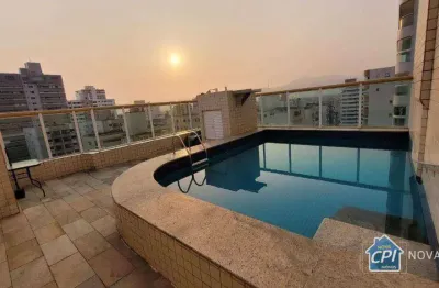 Cobertura duplex em praia grande 3 quartos alto padrão