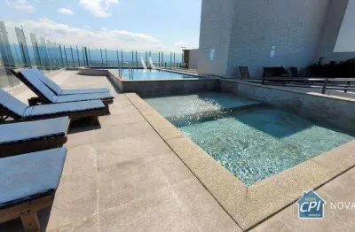 Apartamento com 3 suítes vista mar na guilhermina em praia grande/sp