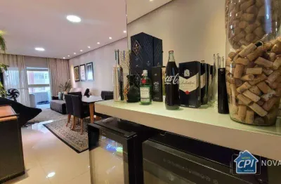 Apartamento com 3 quartos e 105m² de área útil na tupi em praia grande/sp
