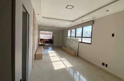 Cobertura penthouse com 3 dormitórios à venda gonzaga - santos/sp