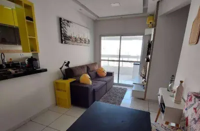 Apartamento com 2 quartos na aviação praia grande/sp