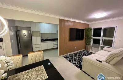 Apartamento mobiliado com 2 quartos no boqueirão em praia grande/sp