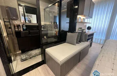 Apartamento mobiliado com 1 quarto aparecida santos / sp