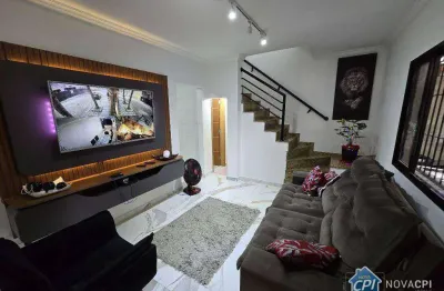 Sobrado mobiliado com 3 quartos na guilhermina em praia grande/sp