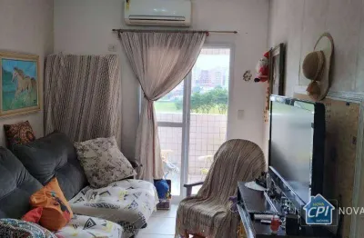 Apartamento com 1 suíte em praia grande sp vista mar