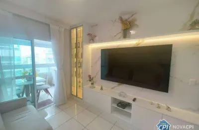 Apartamento com 2 quartos na guilhermina em praia grande/sp