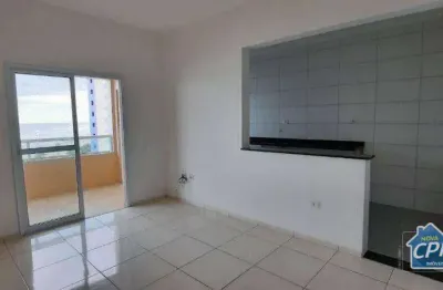 Apartamento frente mar com 2 quartos no caiçara em praia grande/sp