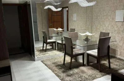 Apartamento mobiliado com 2 quartos na aviação em praia grande/sp
