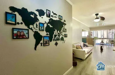 Apartamento com vista privilegiada para o mar  em santos