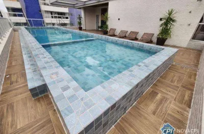 Apartamento com 2 quartos no canto do forte em praia grande/sp