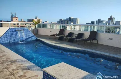 Apartamento com 1 quarto na vila guilhermina em praia grande/sp