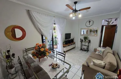 Apartamento mobiliado com 1 quarto no boqueirão em praia grande/sp