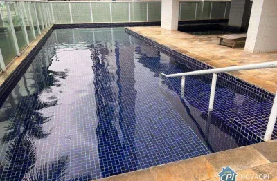 Apartamento com 2 quartos caiçara na praia grande/sp
