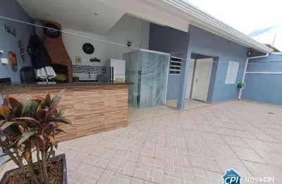 Casa alto padrão com 3 quartos no balneário três marias em peruíbe/sp