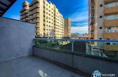 Sobrado à venda na aviação, praia grande – 3 quartos, 2 sacadas, 3 banheiros e 1 vaga – aceita financiamento