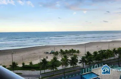 Apartamento vista mar com 2 quartos no maracanã em praia grande/sp