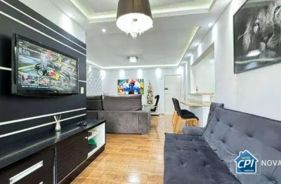 Apartamento com 2 quartos na vila guilhermina em praia grande/sp