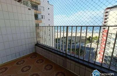 Apartamento com 2 quartos mobiliado e vista mar à venda na guilhermina – praia grande/sp