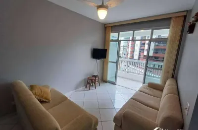 Apartamento mobiliado com vista mar na guilhermina – 2 quartos, sacada e 1 vaga!