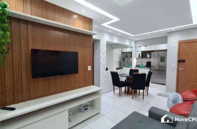 Apartamento mobiliado com 2 quartos na aviação em praia grande/sp