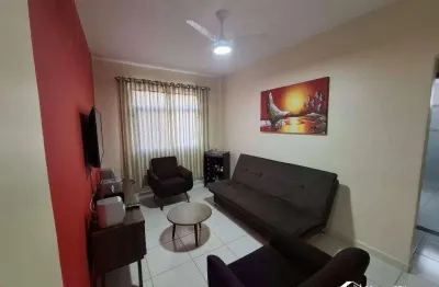 Apartamento com 1 quarto na vila guilhermina em praia grande/sp