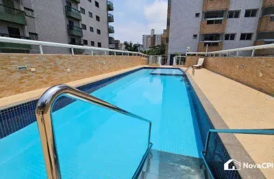 Apartamento com 2 quartos na vila guilhermina em praia grande/sp