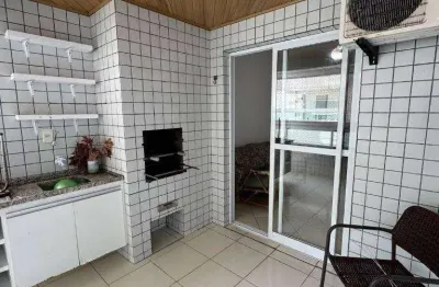 Apartamento vista mar com 2 quartos na guilhermina em praia grande/sp