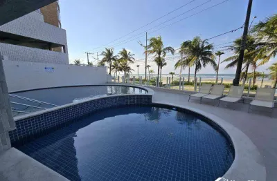 Apartamento vista mar com 2 quartos no jd. real em praia grande/sp
