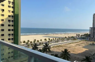Apartamento vista mar com 2 quartos na vila guilhermina em praia grande/sp