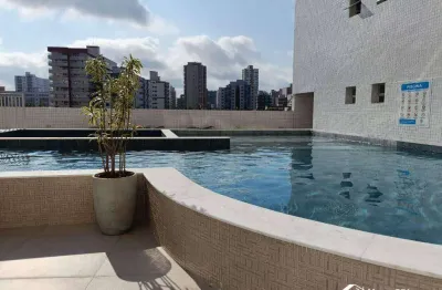 Apartamento com 2 quartos na aviação em praia grande/sp