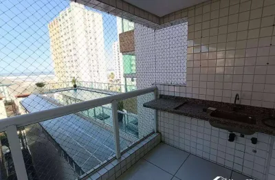 Apartamento vista mar com 2 quartos na tupi em praia grande/sp