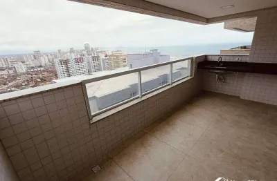 Apartamento 2 suítes com vista mar e lazer completo na vila caiçara – praia grande