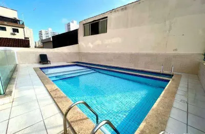 Apartamento 1 quarto à venda na aviação – praia grande/sp, 400m da praia, lazer completo