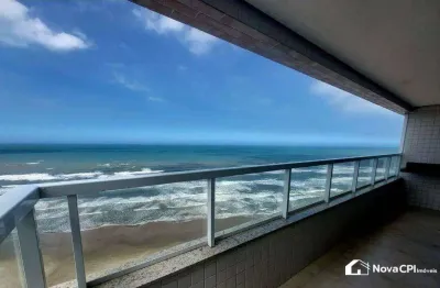 Apartamento em praia grande 3 suítes lazer completo vista mar