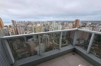 Sala comercial para locação no boqueirão, praia grande – prédio novo e moderno próximo à praia