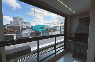 Sobrado duplex à venda no ocian, praia grande/sp – 2 suítes, sacada e fino acabamento