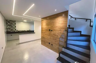 Sobrado novo à venda no ocian, praia grande/sp – 2 dormitórios, sacada e fino acabamento