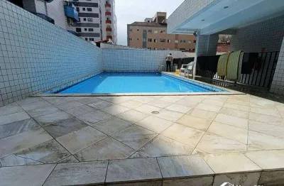 Apartamento mobiliado na vila tupi – 2 quartos (1 suíte), sacada, lazer completo e a 170m da praia