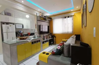 Apartamento 2 dormitórios mobiliado a 400m da praia em praia grande