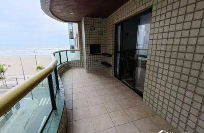 Apartamento 2 quartos com suíte e sacada vista mar a 100m da praia – aviação praia grande