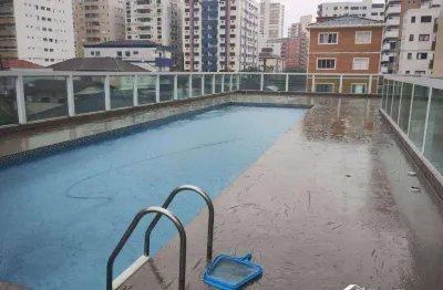 Apartamento 2 quartos com suíte e sacada mobiliado na vila tupi – praia grande/sp