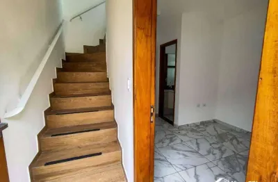 Casa em condomínio fechado com 3 quartos para alugar na Avenida Anita Barrella, Balneário Maracanã, Praia Grande