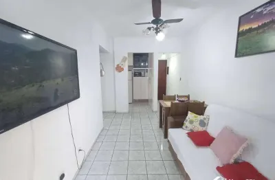 Apartamento mobiliado na vila guilhermina – 300m da praia, 1 quarto + sacada