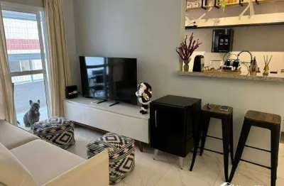 Apartamento mobiliado com 2 quartos para locação no caiçara – praia grande