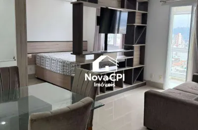 Flat com 1 quarto à venda na Avenida Conselheiro Nébias, Boqueirão, Santos
