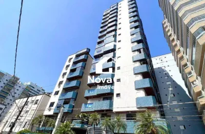 Apartamento 1 quarto na guilhermina – 150m da praia com lazer e vaga de garagem